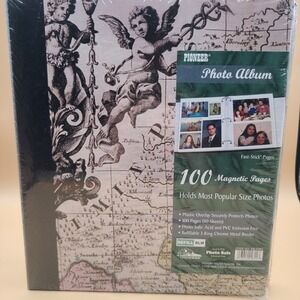 Vintage Pioneer Photo Album NEW 100 Pages 3 Ring Binder Cherubs Print